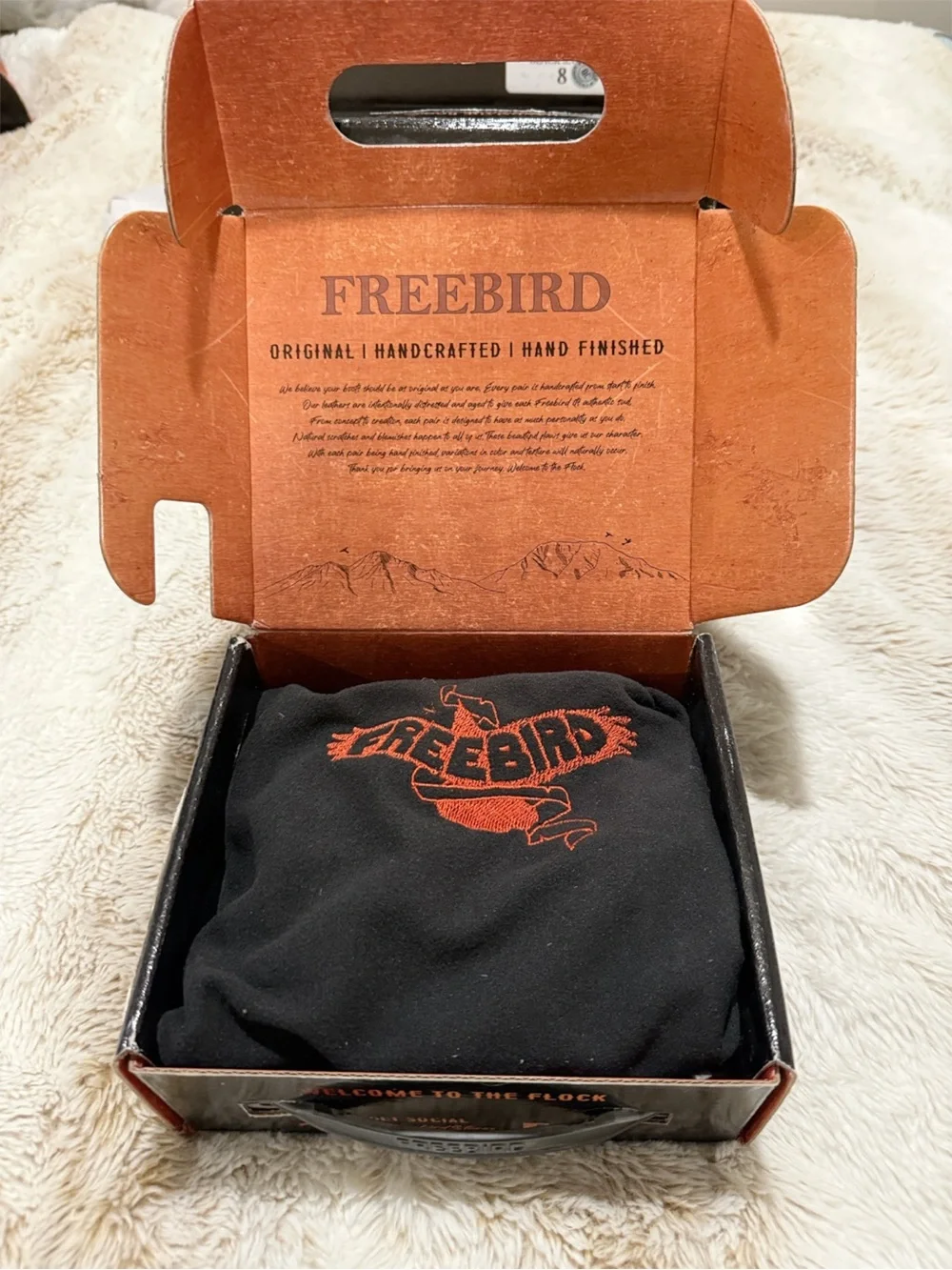 RARE Freebird Baby Crue Black Multi Leather Booties 3-6M NIB Box Dust Bag